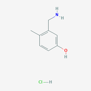 3-(Aminomethyl)-4-methylphenol hydrochloride