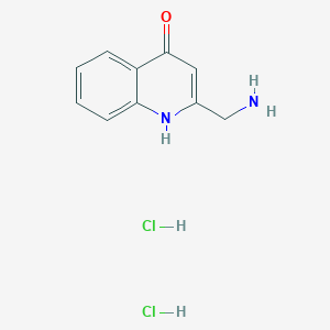 2-(Aminomethyl)quinolin-4-ol dihydrochloride