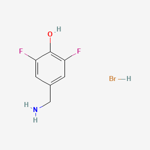 4-(Aminomethyl)-2,6-difluorophenol hydrobromide