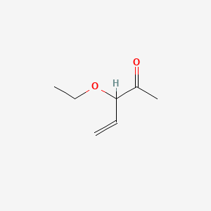 molecular formula C7H12O2 B13837125 3-Ethoxypent-4-en-2-one 