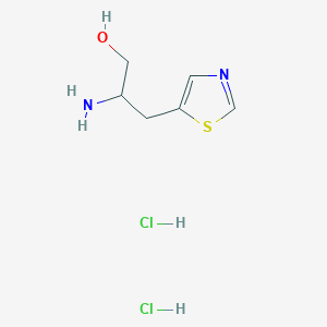 2-Amino-3-(1,3-thiazol-5-yl)propan-1-ol dihydrochloride