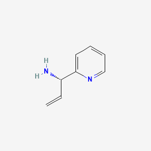 molecular formula C8H10N2 B13837560 (S)-1-(Pyridin-2-yl)prop-2-en-1-amine 