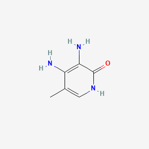 molecular formula C6H9N3O B13837584 2(1H)-Pyridinone, 3,4-diamino-5-methyl- 