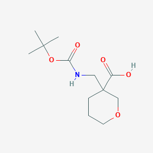 3-({[(Tert-butoxy)carbonyl]amino}methyl)oxane-3-carboxylic acid