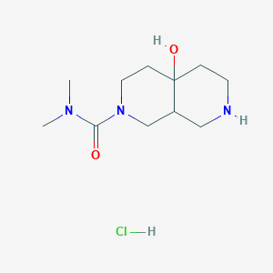 4a-Hydroxy-N,N-dimethyloctahydro-2,7-naphthyridine-2(1H)-carboxamide hydrochloride
