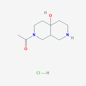 2-Acetyloctahydro-2,7-naphthyridin-4a(2H)-ol hydrochloride