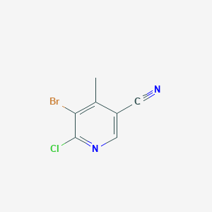 5-Bromo-6-chloro-4-methylpyridine-3-carbonitrile