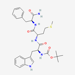 molecular formula C30H39N5O5S B13837863 N-T-Boc-Trp-Met-Phe amide 