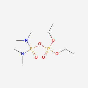 molecular formula C8H22N2O5P2 B13837877 P,P-Diamidodiphosphoric acid, N,N,N',N'-tetramethyl-, diethyl ester CAS No. 1474-80-2