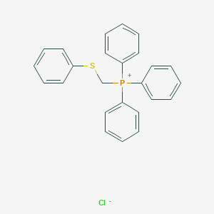 molecular formula C25H22ClPS B013838 Phenylthiomethyl triphenylphosphonium chloride CAS No. 13884-92-9