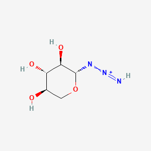 molecular formula C5H10N3O4+ B1383802 beta-Xylopyranosyl azide CAS No. 51368-20-8
