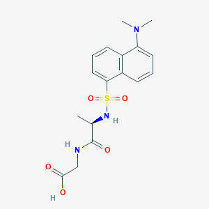 molecular formula C17H21N3O5S B13838058 Dansyl-D-Ala-Gly 