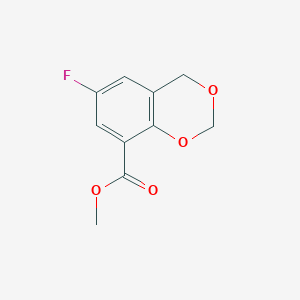 molecular formula C10H9FO4 B13838080 Methyl 6-Fluoro-4H-1,3-benzodioxin-8-carboxylate 