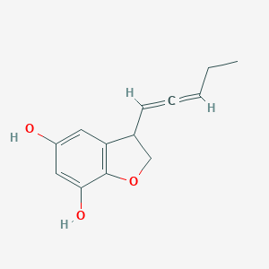 molecular formula C13H14O3 B138381 Asperfuran CAS No. 129277-10-7