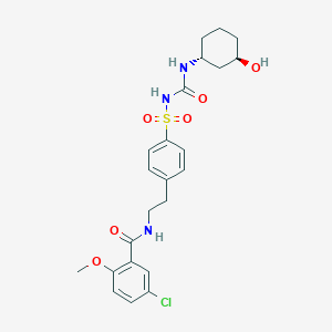 molecular formula C23H28ClN3O6S B13838224 rac trans-3-Hydroxy Glyburide 
