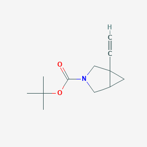 Tert-butyl 1-ethynyl-3-azabicyclo[3.1.0]hexane-3-carboxylate