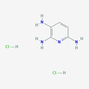 molecular formula C5H10Cl2N4 B138384 2,3,6-Triaminopyridine dihydrochloride CAS No. 20284-90-6