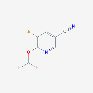 5-Bromo-6-(difluoromethoxy)nicotinonitrile