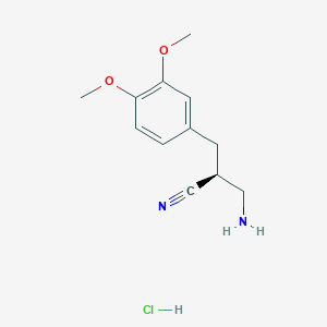 molecular formula C12H17ClN2O2 B13838482 L-Aminopropionitrile hydrochloride 