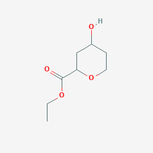 Ethyl 4-hydroxyoxane-2-carboxylate