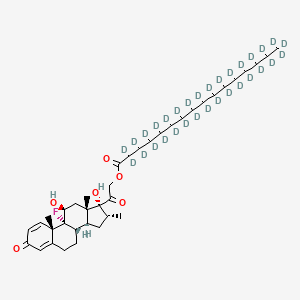 molecular formula C38H59FO6 B13838581 Dexamethasone palmitate-d31 