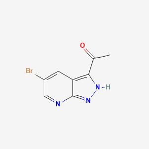 1-(5-Bromo-1H-pyrazolo[3,4-b]pyridin-3-yl)ethan-1-one