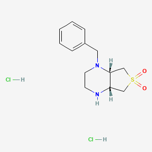 (4aR,7aS)-1-benzyloctahydrothieno[3,4-b]pyrazine 6,6-dioxide dihydrochloride