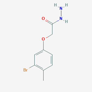 2-(3-Bromo-4-methylphenoxy)acetohydrazide