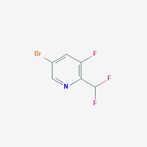 5-Bromo-2-(difluoromethyl)-3-fluoropyridine