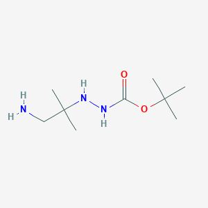 t-Butyl 2-(1-amino-2-methylpropan-2-yl)hydrazinecarboxylate