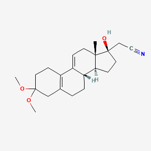 molecular formula C22H31NO3 B13838870 Dimethoxy Dienogest 