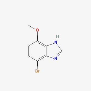 molecular formula C8H7BrN2O B1383888 4-Bromo-7-methoxy-1H-benzimidazole CAS No. 1360939-89-4
