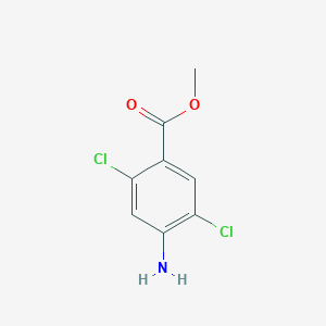 molecular formula C8H7Cl2NO2 B1383890 Methyl 4-amino-2,5-dichlorobenzoate CAS No. 1449239-00-2