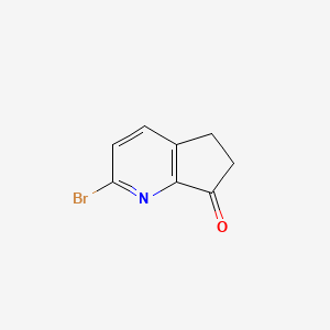 2-Bromo-5H-cyclopenta[b]pyridin-7(6H)-one