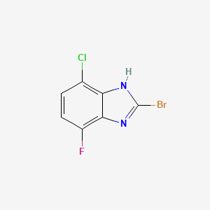 2-Bromo-4-chloro-7-fluoro-1H-benzimidazole