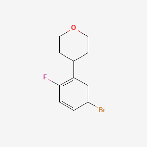 4-(5-Bromo-2-fluorophenyl)tetrahydro-2H-pyran