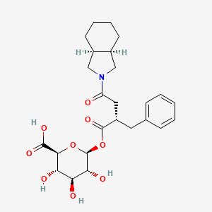 molecular formula C25H33NO9 B13839058 Mitiglinide Acyl-beta-D-glucuronide 