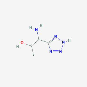 B1383906 1-Amino-1-(1H-tetrazol-5-yl)propan-2-ol CAS No. 1823958-60-6