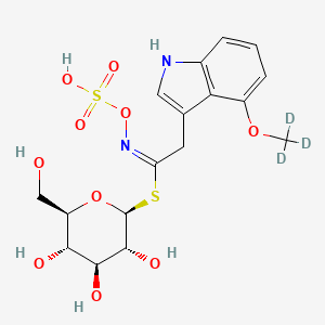molecular formula C17H22N2O10S2 B13839063 4-Methoxyglucobrassicin-d3 