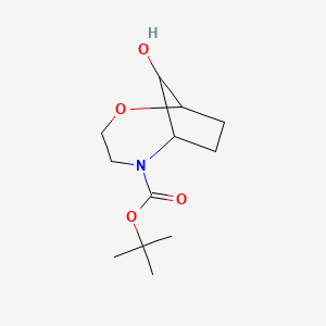 Tert-Butyl 9-Hydroxy-2-Oxa-5-Azabicyclo[4.2.1]Nonane-5-Carboxylate