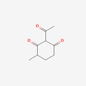 molecular formula C9H12O3 B13839072 2-Acetyl-4-methylcyclohexane-1,3-dione 