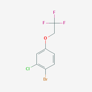 1-Bromo-2-chloro-4-(2,2,2-trifluoroethoxy)benzene