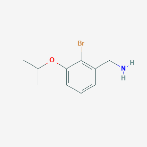 [2-Bromo-3-(propan-2-yloxy)phenyl]methanamine
