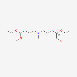 molecular formula C17H37NO4 B13839124 Bis(4,4-Diethoxybutyl)methylamine 