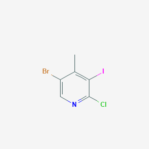 5-Bromo-2-chloro-3-iodo-4-methylpyridine