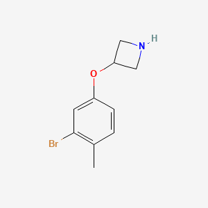 molecular formula C10H12BrNO B1383919 3-(3-Bromo-4-methylphenoxy)azetidine CAS No. 1861532-54-8