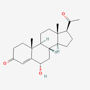 molecular formula C21H30O3 B13839264 6alpha-Hydroxyprogesterone 