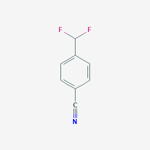 molecular formula C8H5F2N B138393 4-(Difluoromethyl)benzonitrile CAS No. 55805-10-2
