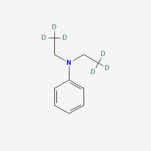 molecular formula C10H15N B13839304 N,N-DI(Ethyl-2,2,2-D3)aniline 