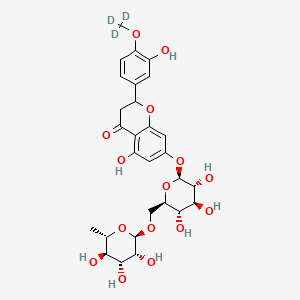 molecular formula C28H34O15 B13839325 rac Hesperidine-d3 